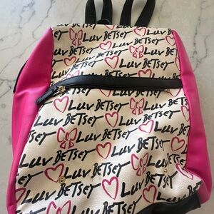 BETSEY JOHNSON bow 🎀logo BackPACK